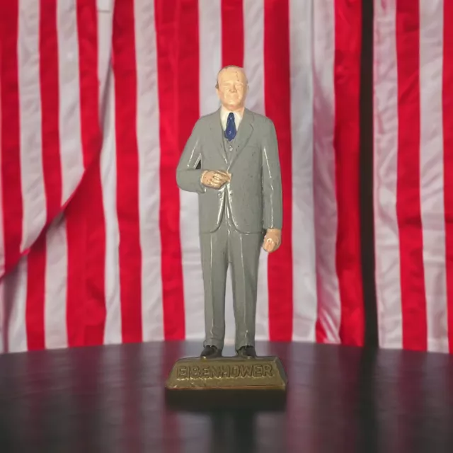 Vintage Mini Eisenhower Marx Miniature President Usa toy figure Plastic America