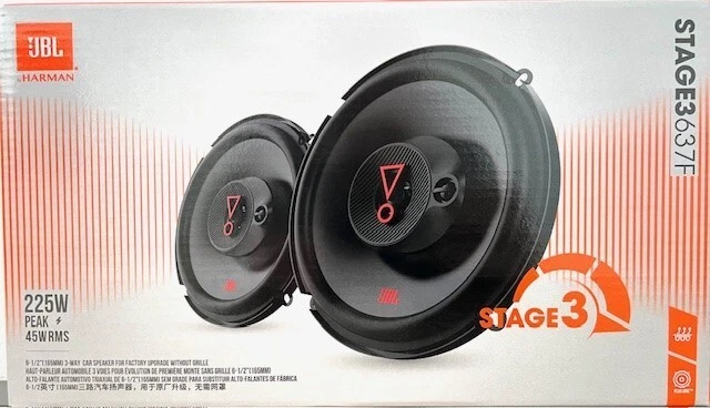 Casse Auto JBL Stage3 637F Da 16,5 Cm 3 Vie - 225W Potenza, Sistema Audio Auto Ad Alta Fedeltà - Foto 6