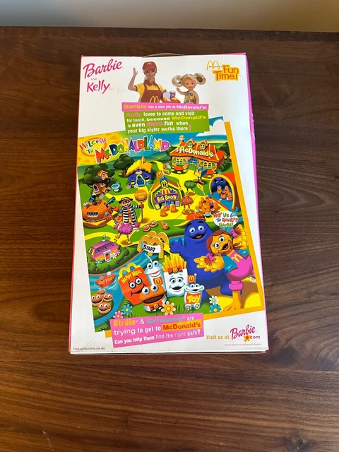 2001 Barbie and Kelly McDonald’s Fun Time NRFB Mattel #29395 Vintage New 3