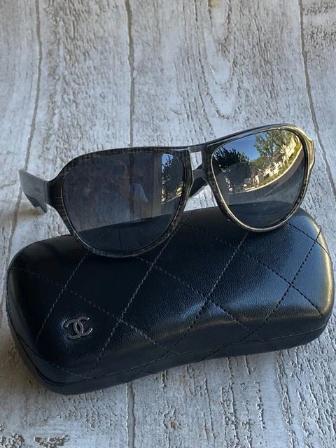 Sunglasses CHANEL 5233 POLORIZED Havana GRAY BLK FRAME Gradient~AUTHENTIC
