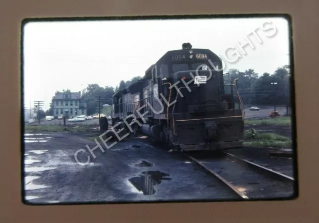 Original '73 Ektachrome Slide PC Penn Central 6094 SD40 Cresson     28H28