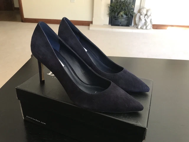 Dune navy court shoes top