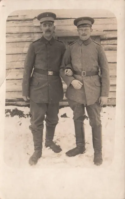 Foto Soldaten, Landwehr, mit Dolch 1917 gelaufen  (Nr. 1595)