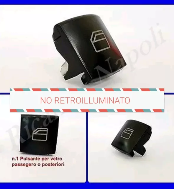 Tasto Interruttore Pulsante Alza Vetro Passeggero Lato Dx Destro Mercedes A B Ml 2