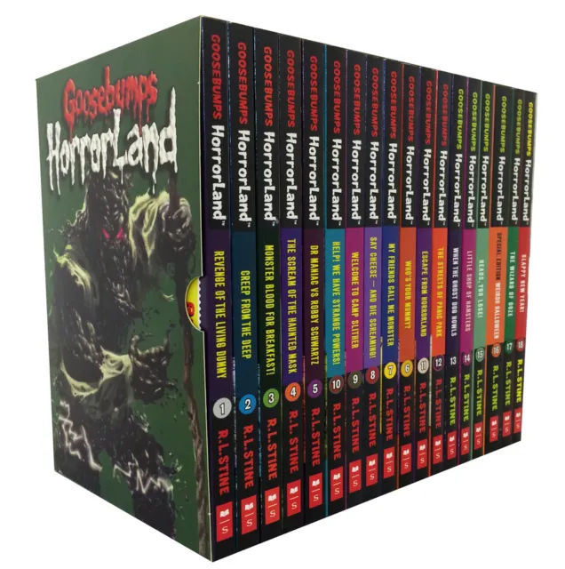 Goosebumps Horrorland Collection R L Stine 18 Books Set Pack