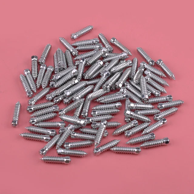 100pcs Car Motorcycle Tires Stud Screw Snow Spikes Wheel Chains Studs 25x6mm 100pcs Car Motorcycle Tires Stud Screw Snow Spikes Wheel Chains Studs 25x6mm