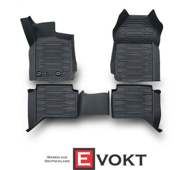 ORIGINAL FORD RANGER Double Cabin Allweather Rubber Floor Mats from