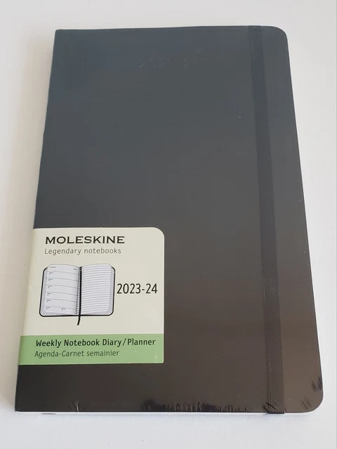 Large Black MOLESKINE 2023 - 2024 18 Month Weekly Diary Planner (Soft)
