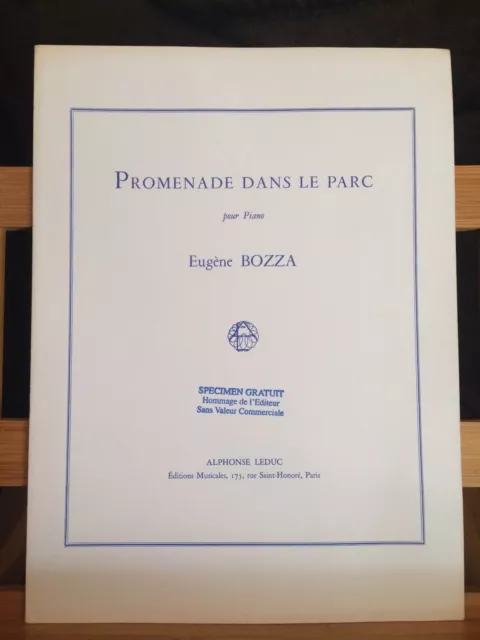 Eugène Bozza Gavotte des damoiselles partition saxophone alto piano ed.  Leduc