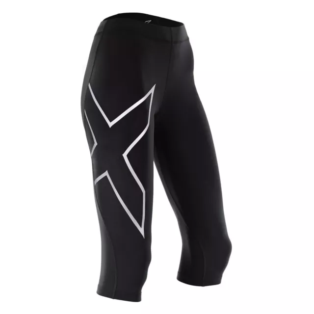 New 2XU Women Compression 3/4 Tights Gym Running Train Race PICK SIZE / COLOR