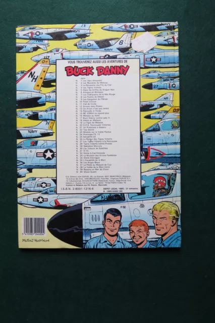 BUCK DANNY - T20 SOS soucoupes volantes - Reed - TBE - Hubinon/Charlier - BD 2