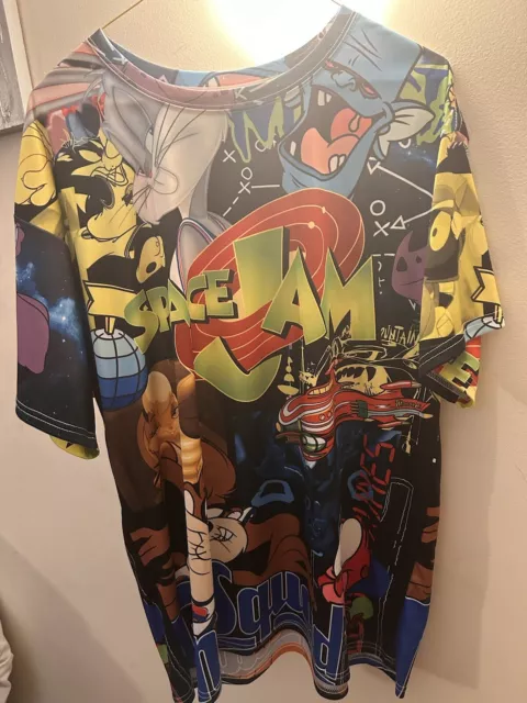 Space Jam Toon Sqaud Men’s Tshirt Size Xl