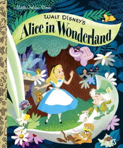 Walt Disney's Alice in Wonderland (Little Golden Books) - Hardcover - ACCEPTABLE