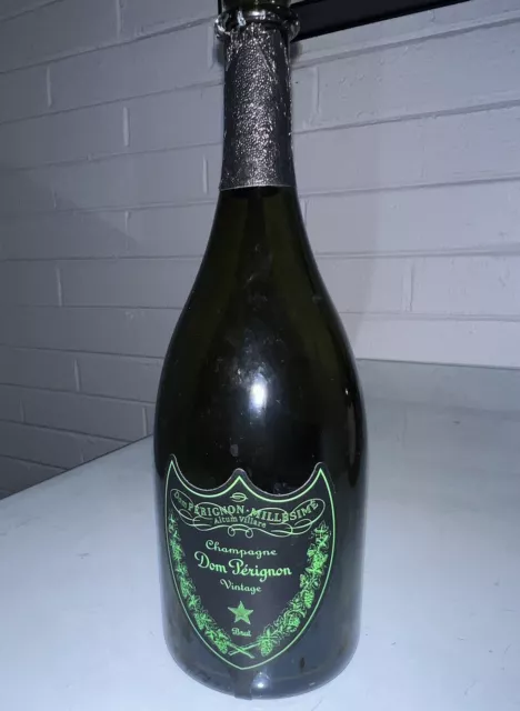Dom Perignon Luminous Champagne Bottle EMPTY 750mL