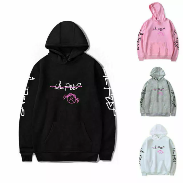 Lil Peep Rapper Unisex Pullover Sad Face Sweatshirt Jacke Jungen Pullover Hoodie