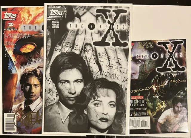 The X-Files Ashcan, #2 Signed, Comics Digest Signed Topps Comics FN