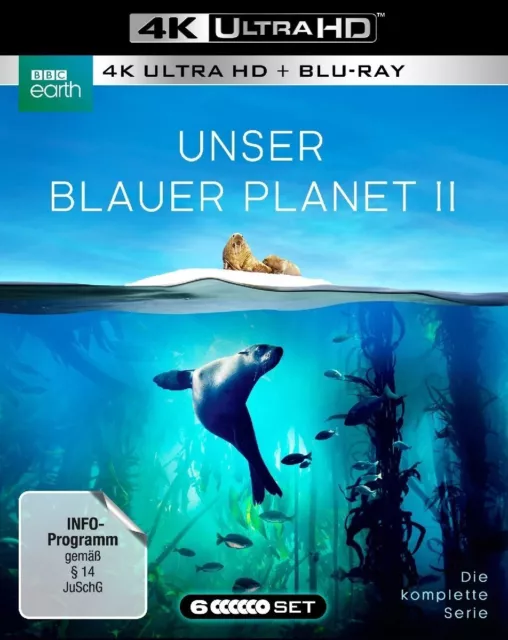 Unser Blauer Planet Ii Komplette Serie...3 Blu Ray 4K Ultra Hd+ 3 Blu Ray 2D