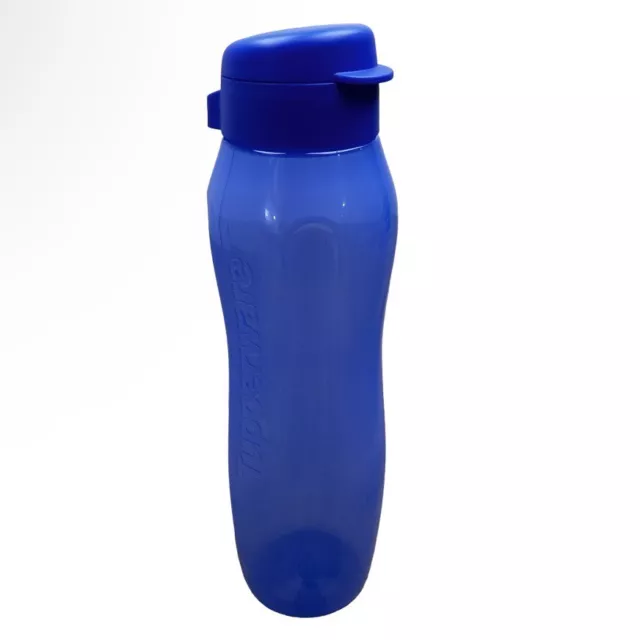 Tupperware Eco Drink Bottle Flip Lid 1 Litre Brand New Blue