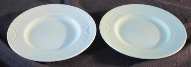 Two (2) Vintage Woods Ware England "Beryl" Bread & Butter Plates