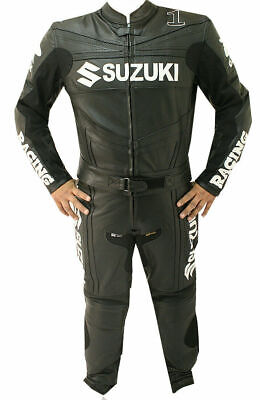 Suzuki GSXR, giacca da moto in pelle da uomo, pantaloni, protezione...