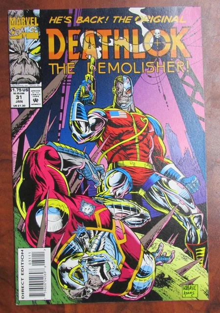 Comic Book  Marvel Comics He's Back Deathlok The Demolisher! 31 Jan