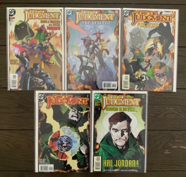DC Comics: Day of Judgment 1-5 Complete Set (1999)-Geoff Johns-High Grade-NM
