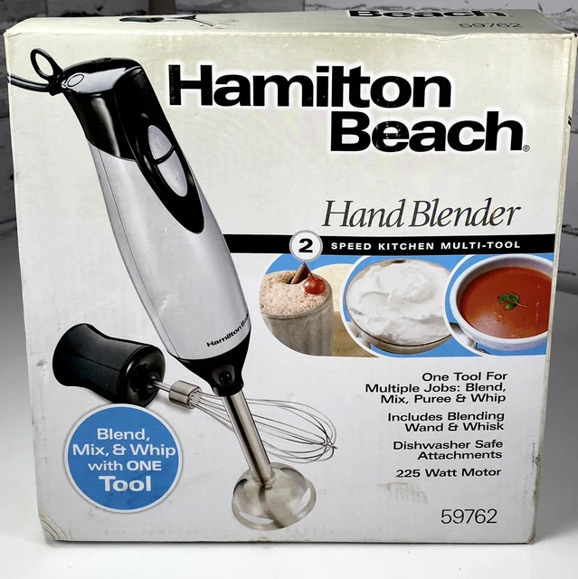 NEW HAMILTON BEACH Hand Blender 2Speed Kitchen MultiTool Wand Whisk