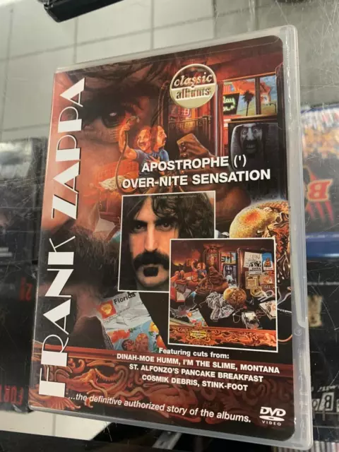 Frank Zappa: Apostrophe (') Over-Nite Sensation - DVD - Good Condition R1 NTSC