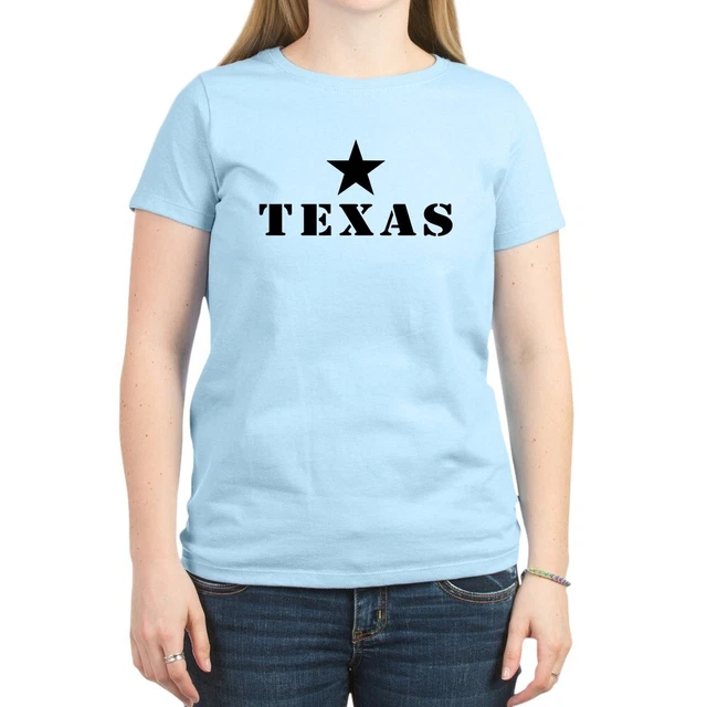 CafePress Texas, Lone Star State Women's Light T Shirt Crew Neck Tee (561755306)