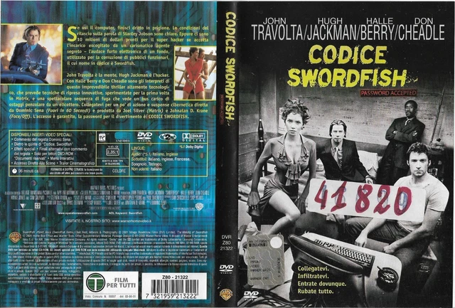 CODICE SWORDFISH [2001] dvd ex noleggio EUR 5,90 - PicClick IT