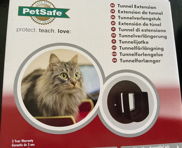Extensión de túnel PetSafe, negro, 50 mm. Nuevo con caja Compatible con colgajas PetSafe.