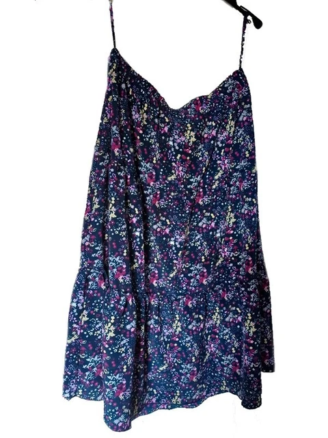 Jupe Femme Afibel - Taille 48 - Gris Imprimé - Coupe évasée - 68% Polyester 32% Viscose - Occasion Très Bon état