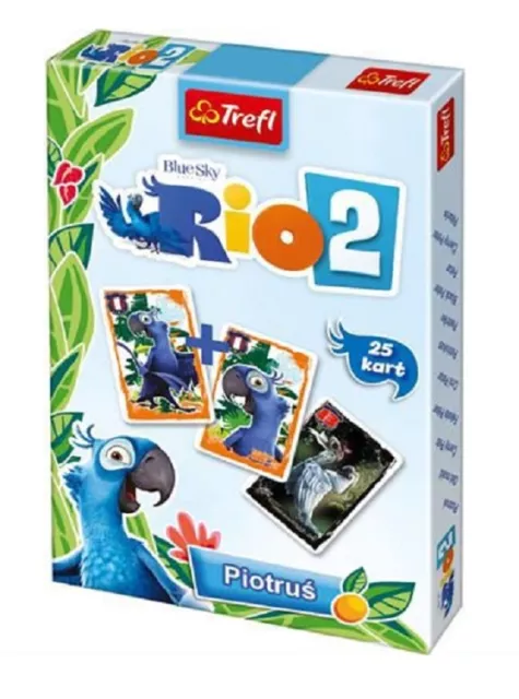 Rio 2 Ramo De 25 Tarjetas De Juego Niños Clásico Peter Negro