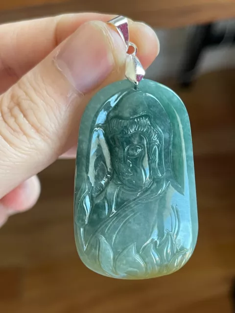 100% untreated Genuine Burmese Grade A Jade Pendant Jadeite 純天然翡翠A貨 2