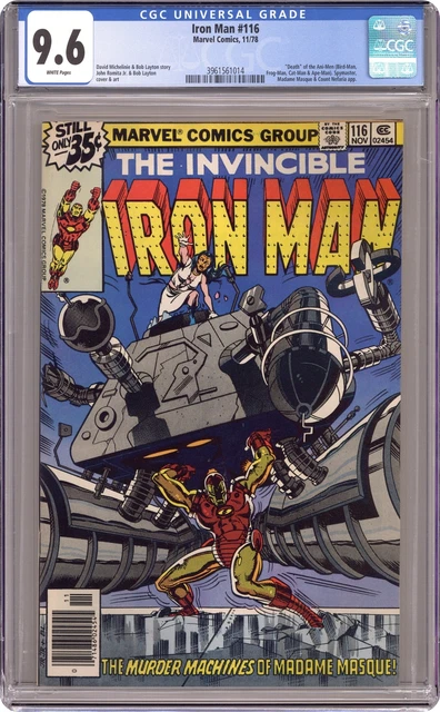 Iron Man #116 CGC 9.6 1978 3961561014