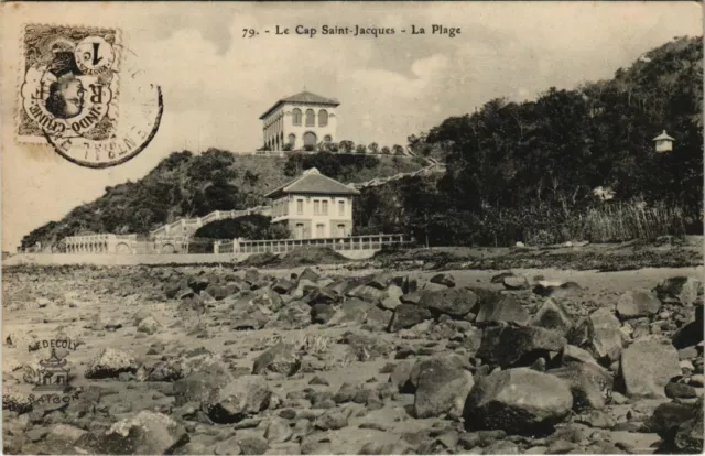 CPA AK VIETNAM COCHINCHINE Cap St-Jacques - La Plage (62778)