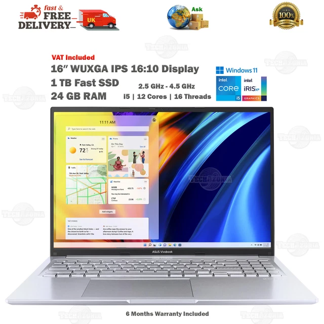 Notebook Firebat A16 - 16 pollici - 16 GB di RAM - Laptop leggero | Stuff Enough.be