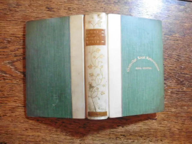 The Poetical Works Of William Wordsworth 1904 Art Nouveau Gilt Vellum Binding