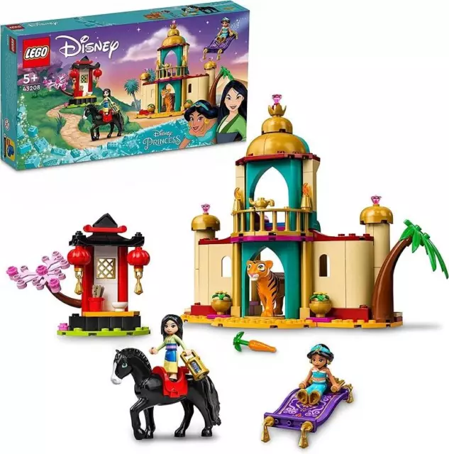 LEGO 43208 - Disney Princesa - Aventura De Jazmín Y Mulan Eta ' 5+