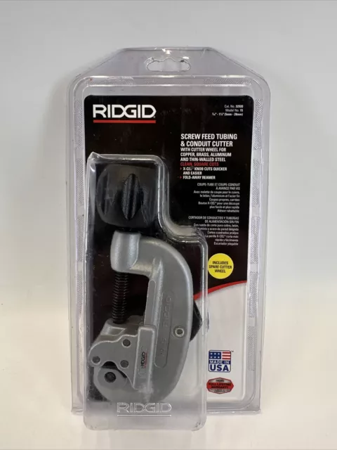 Ridgid 32920 3/16-Inch to 1-1/8-Inch Screw Feed Tubing/ Conduit Cutter #15