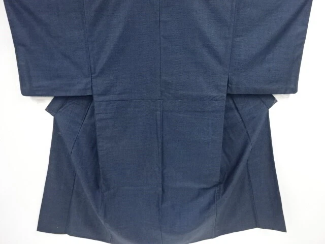 02006# Japanese Kimono / Mens Hitoe Kimono / Ensemble / Woven Kikko