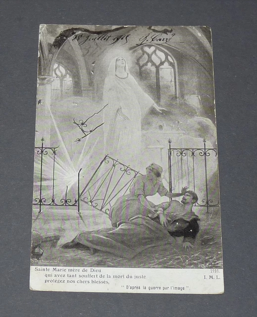 CPA CARTE POSTALE 1914 Guerre 14-18 Patriotique Amitie Sincere Enfant Fleurs EUR 5,50 - FR