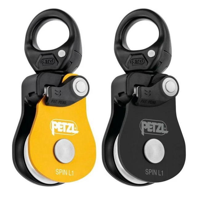 Petzl SPIN L1 Seilrolle Rolle Umlenkrolle mit Wirbel Seil Höhenarbeit Klettern