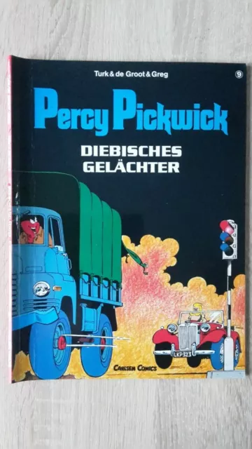 Percy Pickwick 9 : Diebisches Gelächter 1.Auflage Carlsen 1988