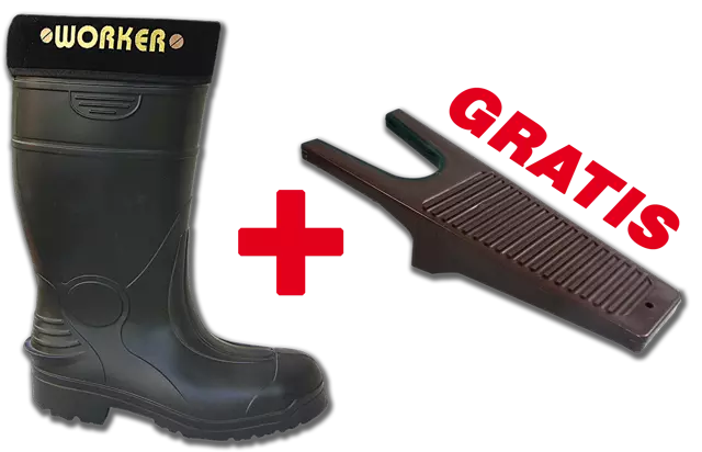 Sicherheitsstiefel Lemigo Worker, Schutzklasse SB, EVA + 1 Stiefelknecht gratis