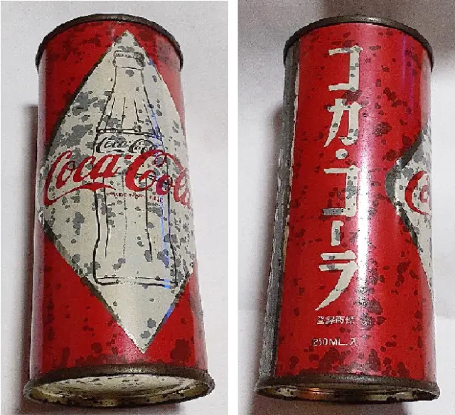 Japan's first Coca-Cola canned 250 ml antique Tokyo Coca Cola no contents rusted