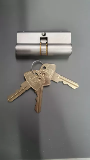 Euro cylinder OEM Tesa Assa Abloy lock-knob 3 keys 5 pin Metal Wood PVC  Doors