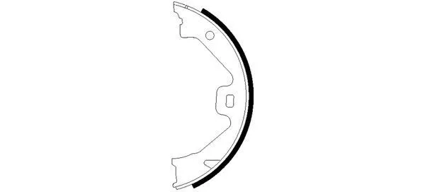 Mintex MFR522 Rear Axle Parking Brake Shoe Set Fits MG Rover