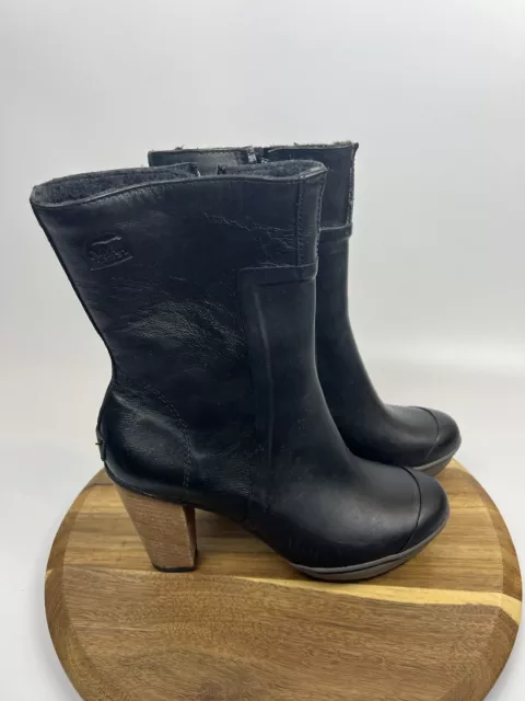 Sorel Medina Tall  black rain boots 2