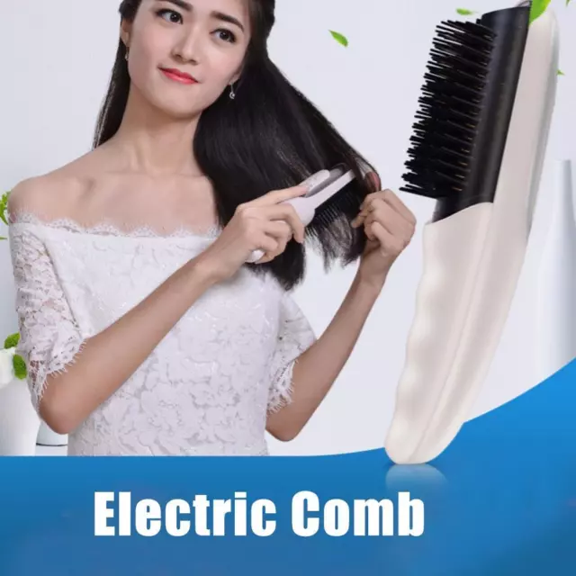 Peine eléctrico de masaje de cabeza de vibración terapia infrarroja producto contra la pérdida de cabello